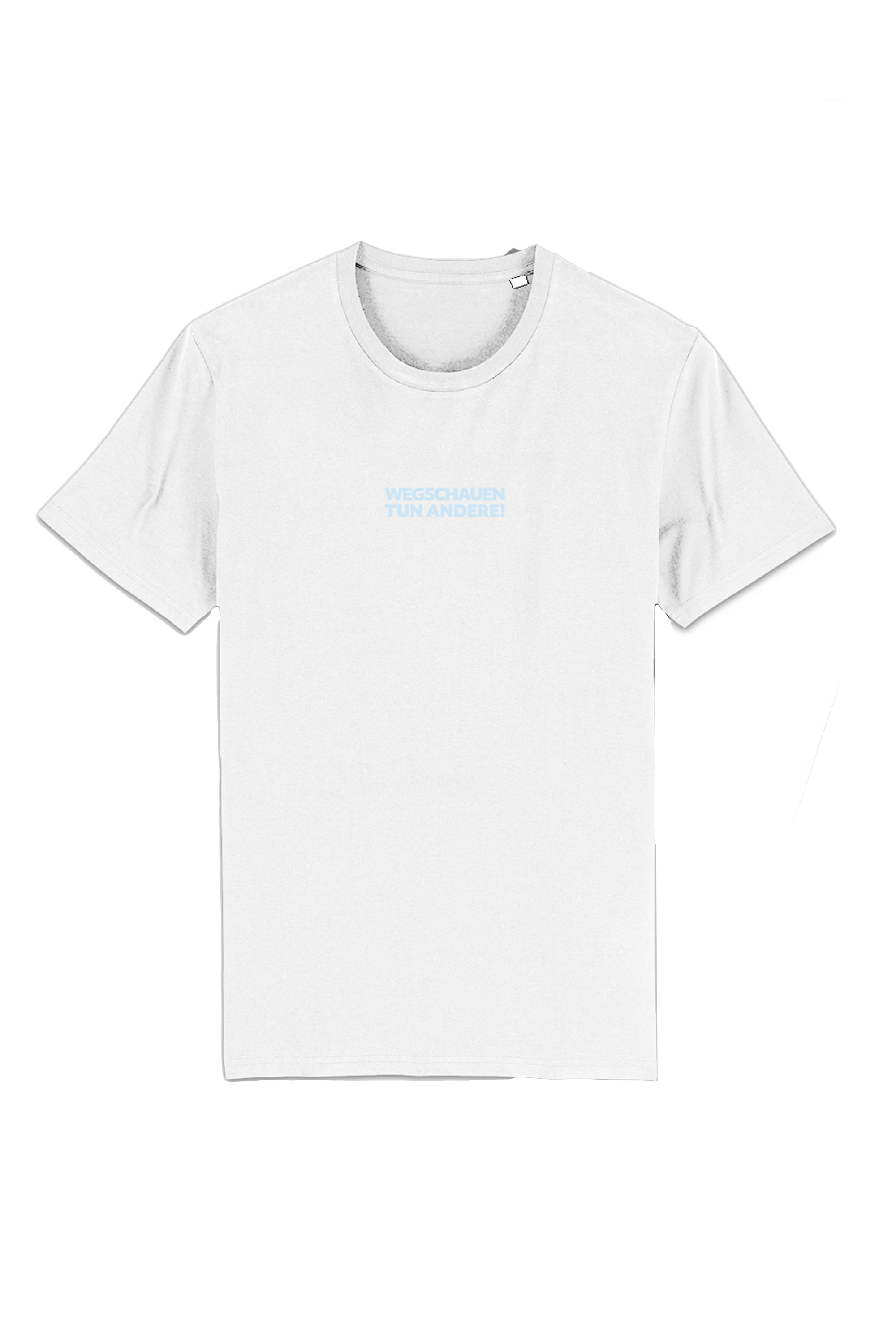 T-Shirt in Weiß „Adopt don’t shop“
