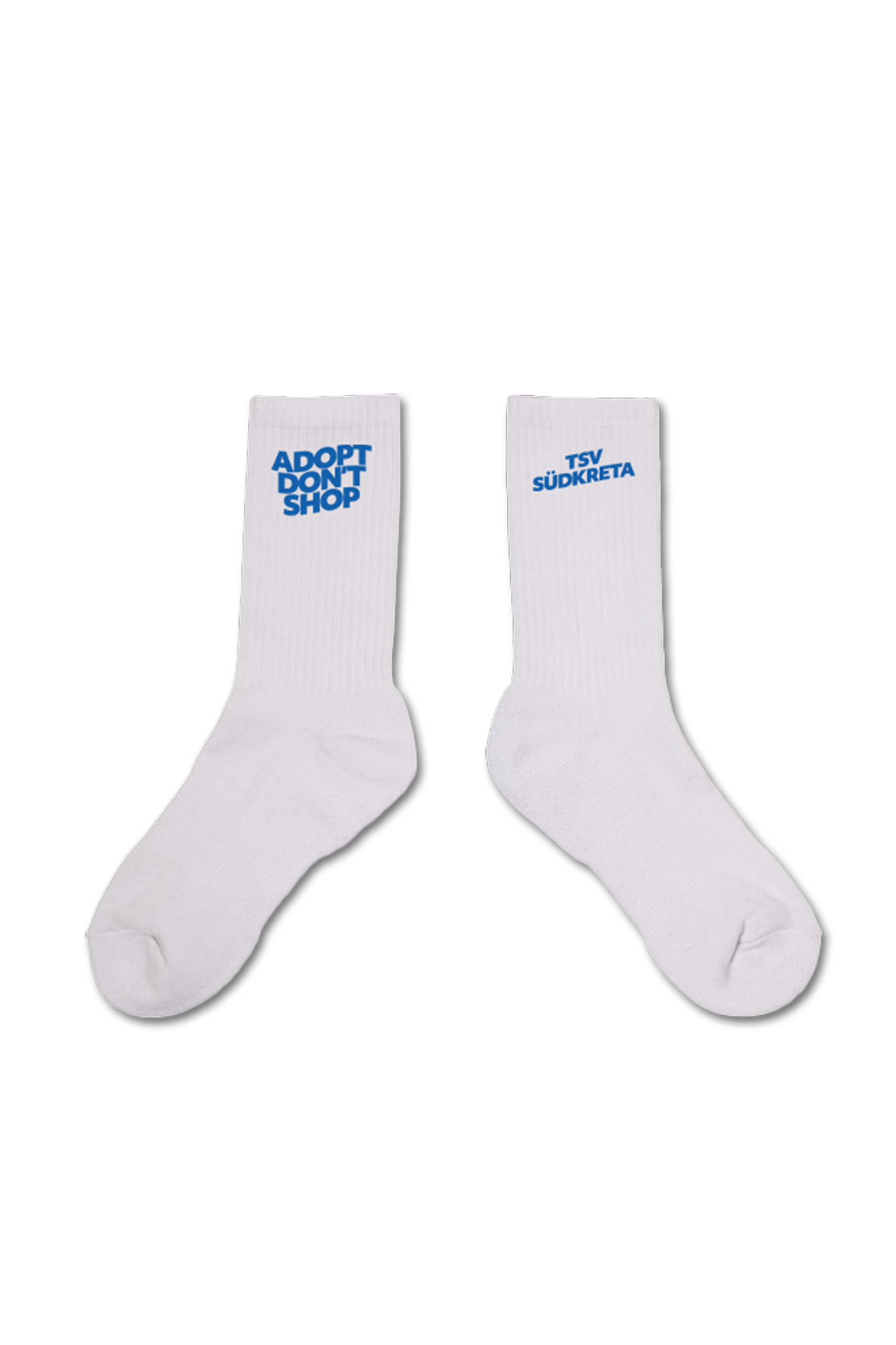 Socken "Adopt don't shop"