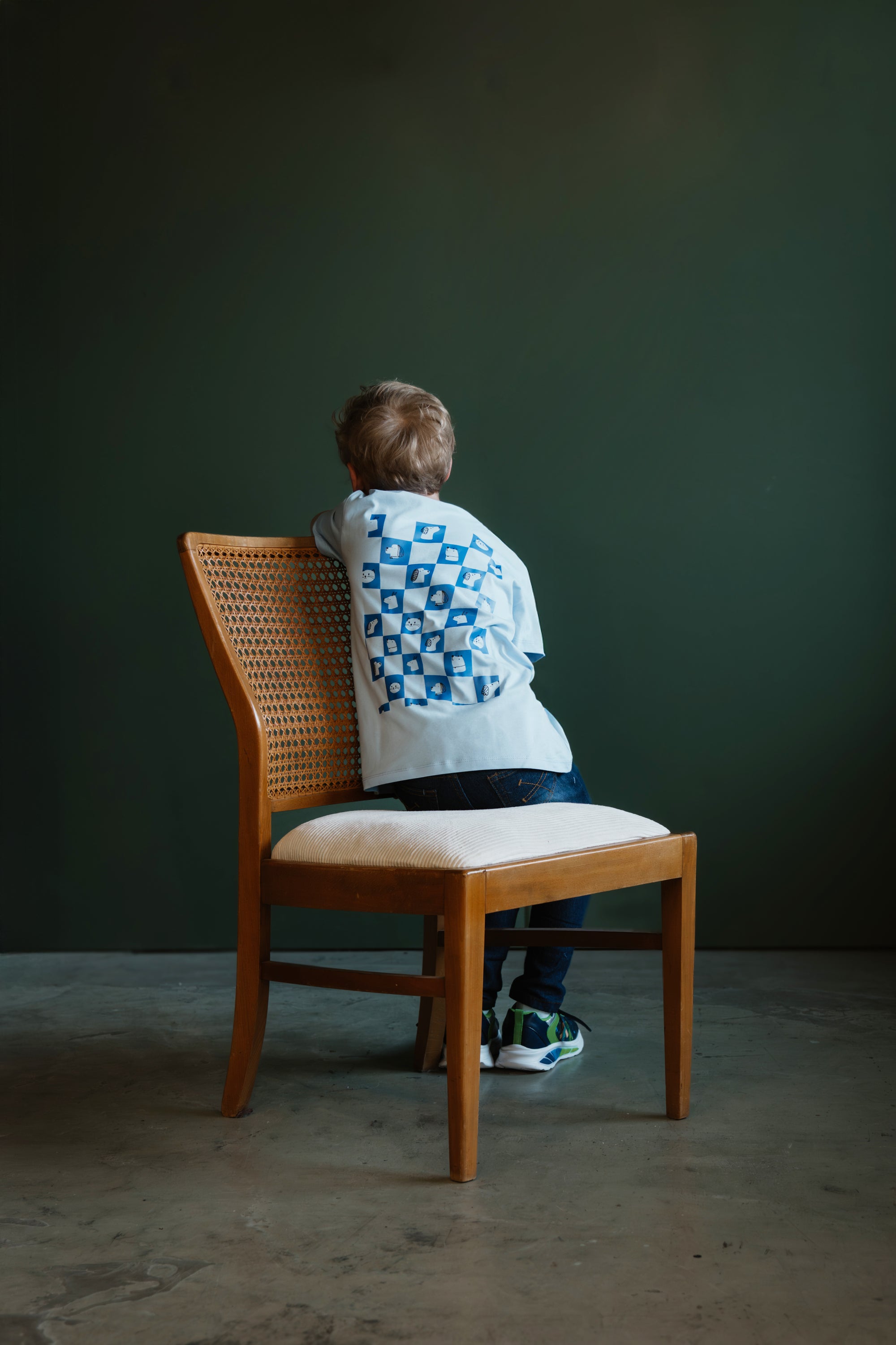 Kinder T-Shirt in Blau „Jeder zählt“